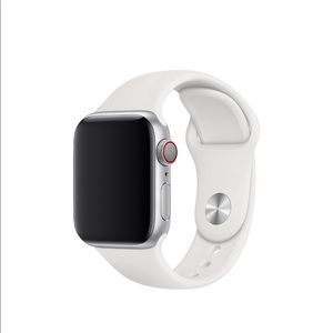 Authentic Apple Watch Sport Band 42mm White NYT